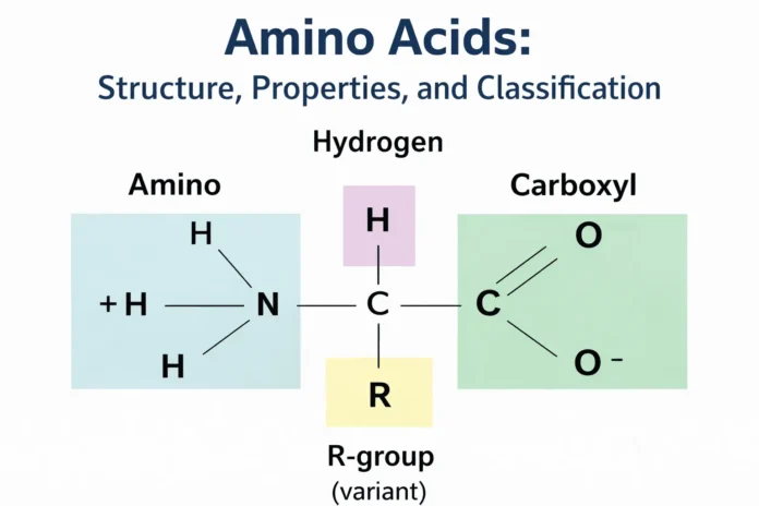 Amino Acids Structure, Properties, and Classification Biochemistry