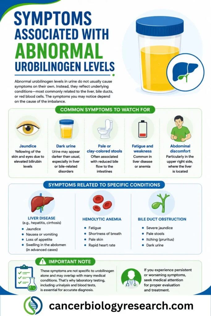 Symptoms of Abnormal Urobilinogen Levels